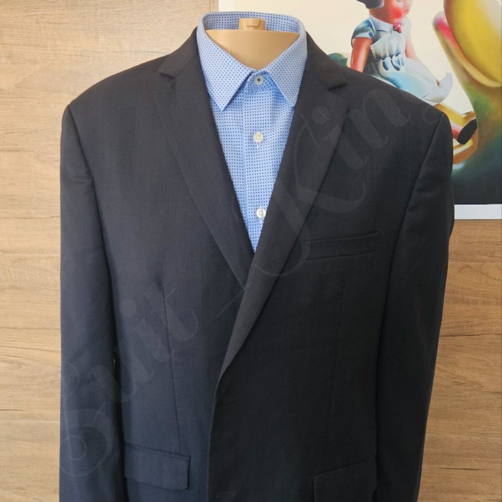 Joseph Abbound Mens Blazer Sport Coat 2 Button Causal Jacket Size 44R Wool Suit